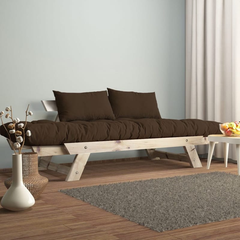 Zylar 2-sits Bäddsoffa - Brun/Natur - Möbler - Vardagsrum - Bäddsoffor - 2-sits bäddsoffa