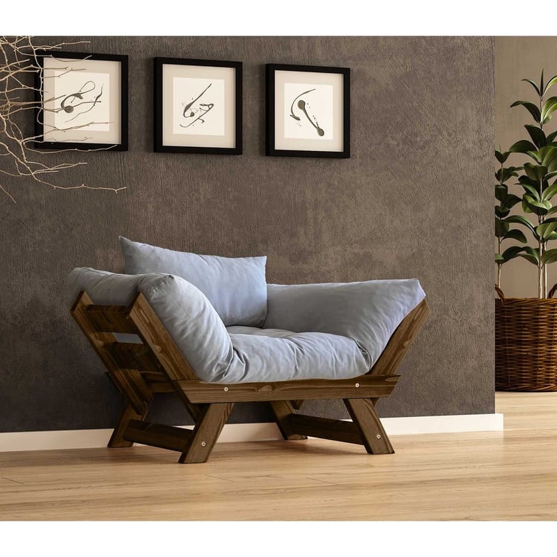 Zylar 2-sits Bäddsoffa - Grå - Möbler - Vardagsrum - Bäddsoffor - 2-sits bäddsoffa