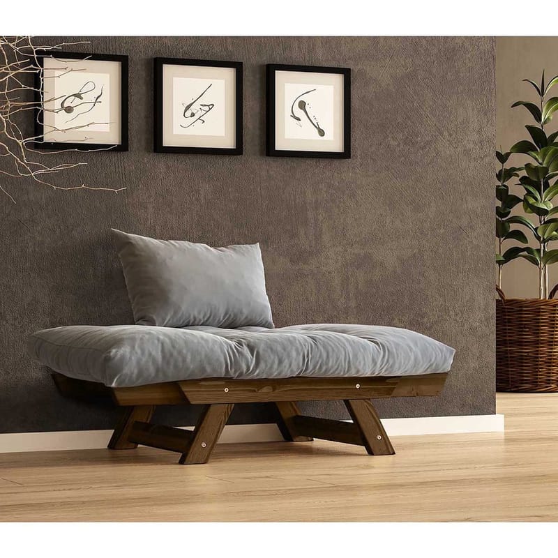 Zylar 2-sits Bäddsoffa - Grå - Möbler - Vardagsrum - Bäddsoffor - 2-sits bäddsoffa