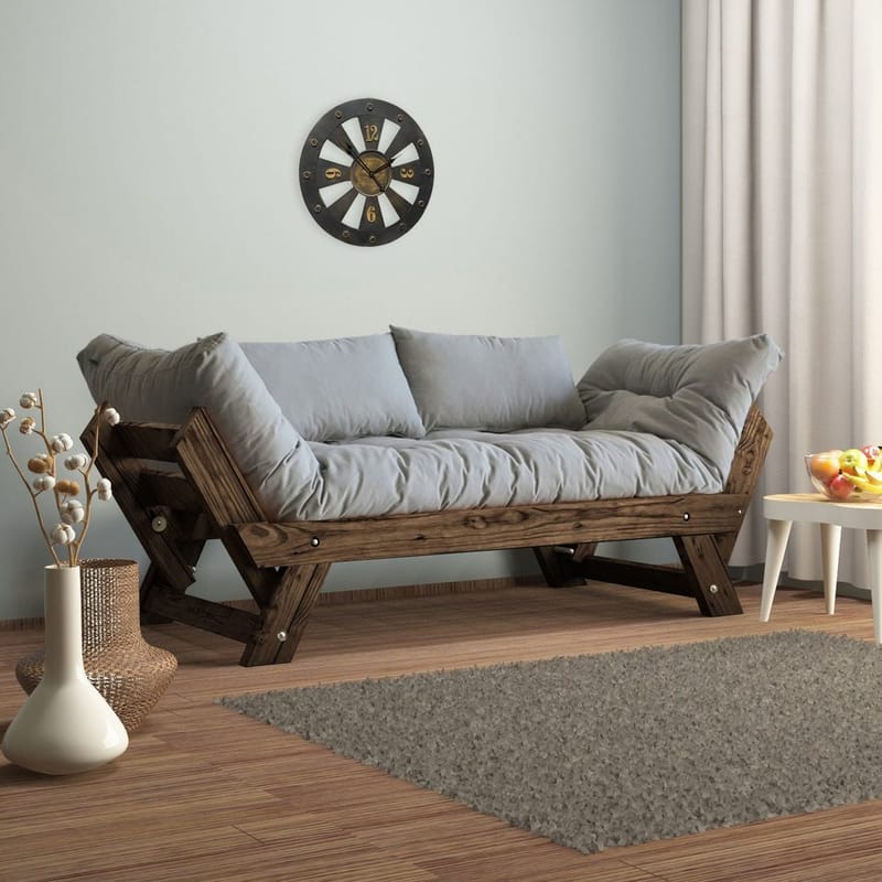 Zylar 2-sits Bäddsoffa, Grå