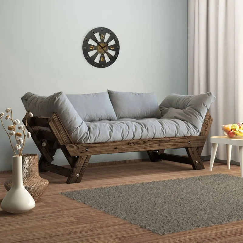 Zylar 2-sits Bäddsoffa - Grå - Möbler - Vardagsrum - Bäddsoffor - 2-sits bäddsoffa