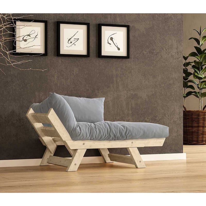 Zylar 2-sits Bäddsoffa - Grafitgrå/Natur - Möbler - Vardagsrum - Bäddsoffor - 2-sits bäddsoffa