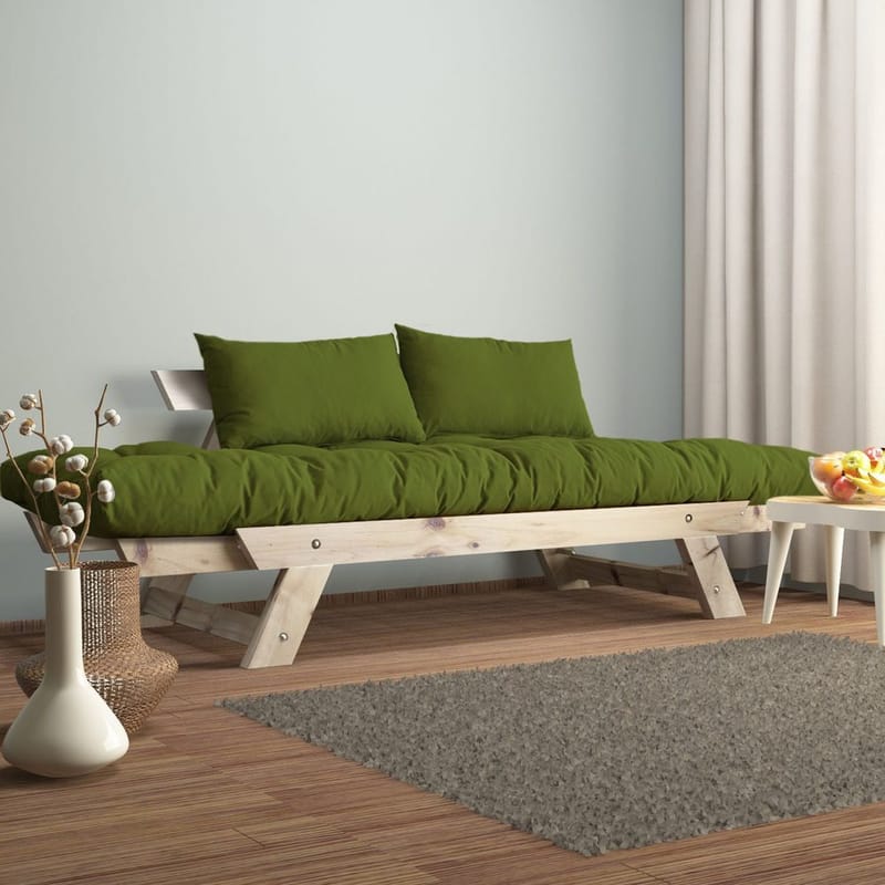 Zylar 2-sits Bäddsoffa - Grön/Natur - Möbler - Vardagsrum - Bäddsoffor - 2-sits bäddsoffa