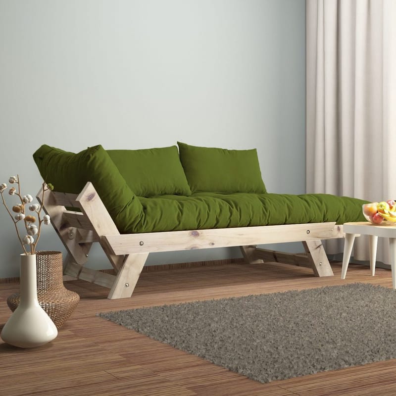 Zylar 2-sits Bäddsoffa - Grön/Natur - Möbler - Vardagsrum - Bäddsoffor - 2-sits bäddsoffa