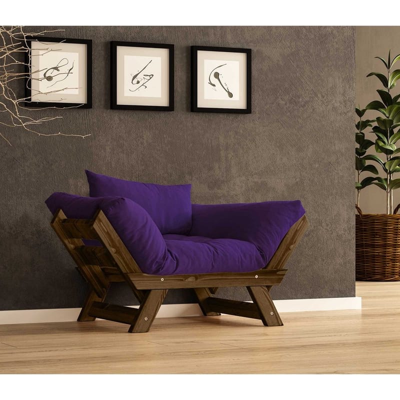 Zylar 2-sits Bäddsoffa - Lila - Möbler - Vardagsrum - Bäddsoffor - 2-sits bäddsoffa