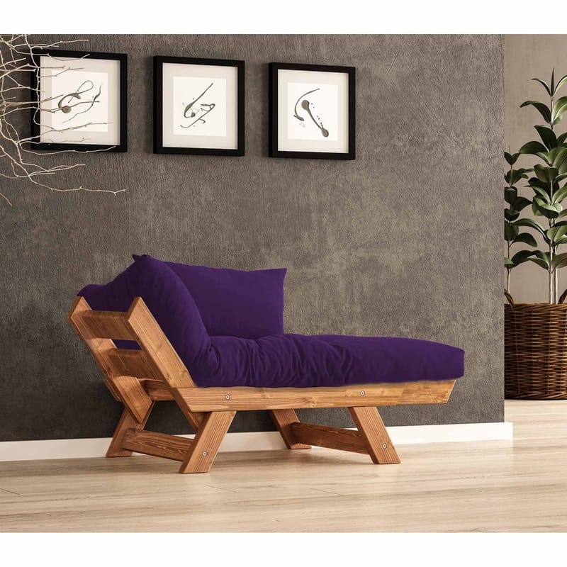 Zylar 2-sits Bäddsoffa - Lila - Möbler - Vardagsrum - Bäddsoffor - 2-sits bäddsoffa