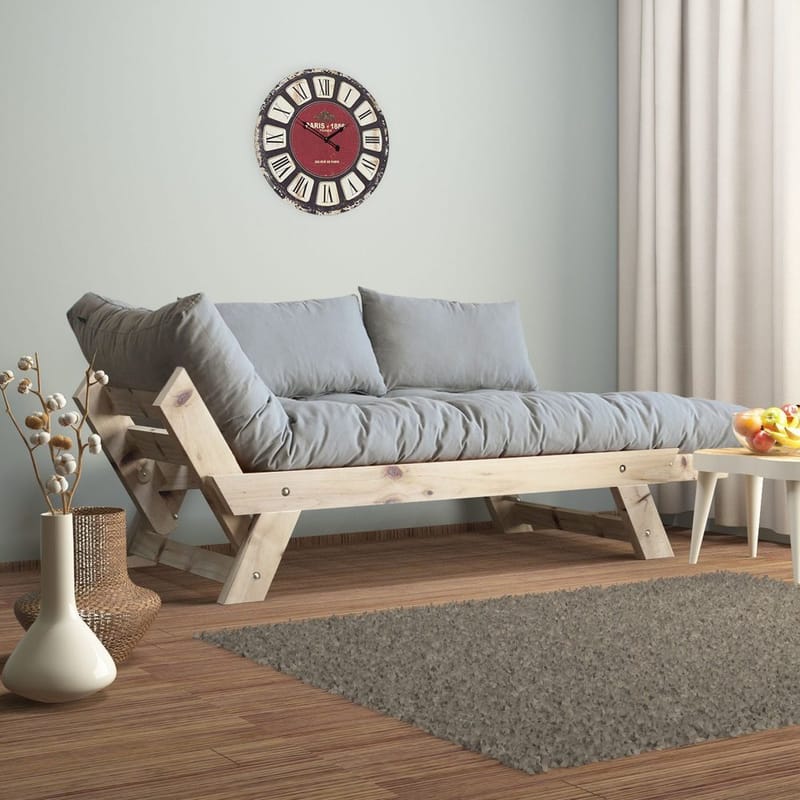 Zylar 2-sits Bäddsoffa - Natur/Mörkgrå - Möbler - Vardagsrum - Bäddsoffor - 2-sits bäddsoffa