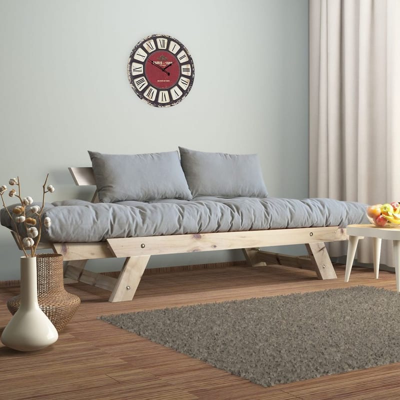 Zylar 2-sits Bäddsoffa - Natur/Mörkgrå - Möbler - Vardagsrum - Bäddsoffor - 2-sits bäddsoffa