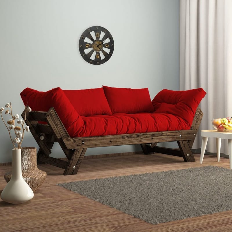 Zylar 2-sits Bäddsoffa - Röd - Möbler - Vardagsrum - Bäddsoffor - 2-sits bäddsoffa