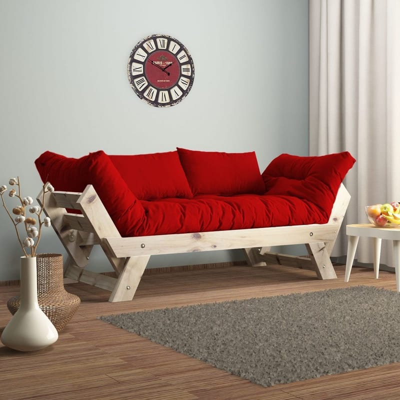 Zylar 2-sits Bäddsoffa - Röd - Möbler - Vardagsrum - Bäddsoffor - 2-sits bäddsoffa