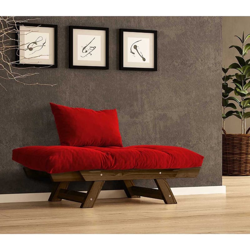 Zylar 2-sits Bäddsoffa - Röd - Möbler - Vardagsrum - Bäddsoffor - 2-sits bäddsoffa