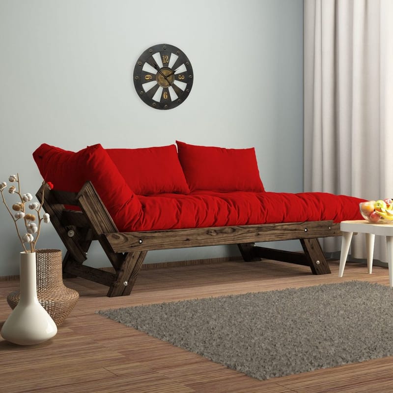 Zylar 2-sits Bäddsoffa - Röd - Möbler - Vardagsrum - Bäddsoffor - 2-sits bäddsoffa