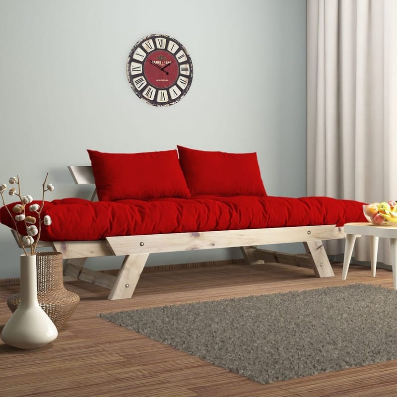 Zylar 2-sits Bäddsoffa - Röd - Möbler - Vardagsrum - Bäddsoffor - 2-sits bäddsoffa