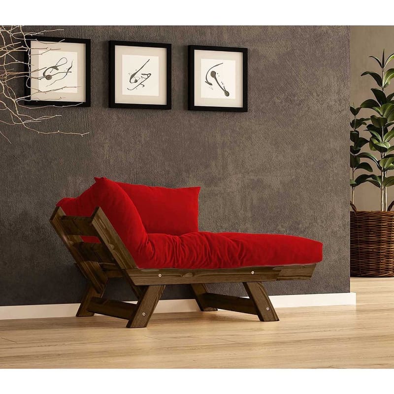Zylar 2-sits Bäddsoffa - Röd - Möbler - Vardagsrum - Bäddsoffor - 2-sits bäddsoffa