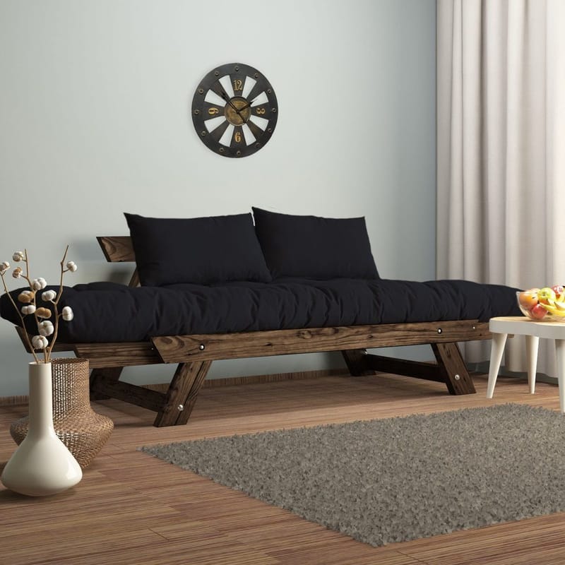 Zylar 2-sits Bäddsoffa - Svart - Möbler - Vardagsrum - Bäddsoffor - 2-sits bäddsoffa