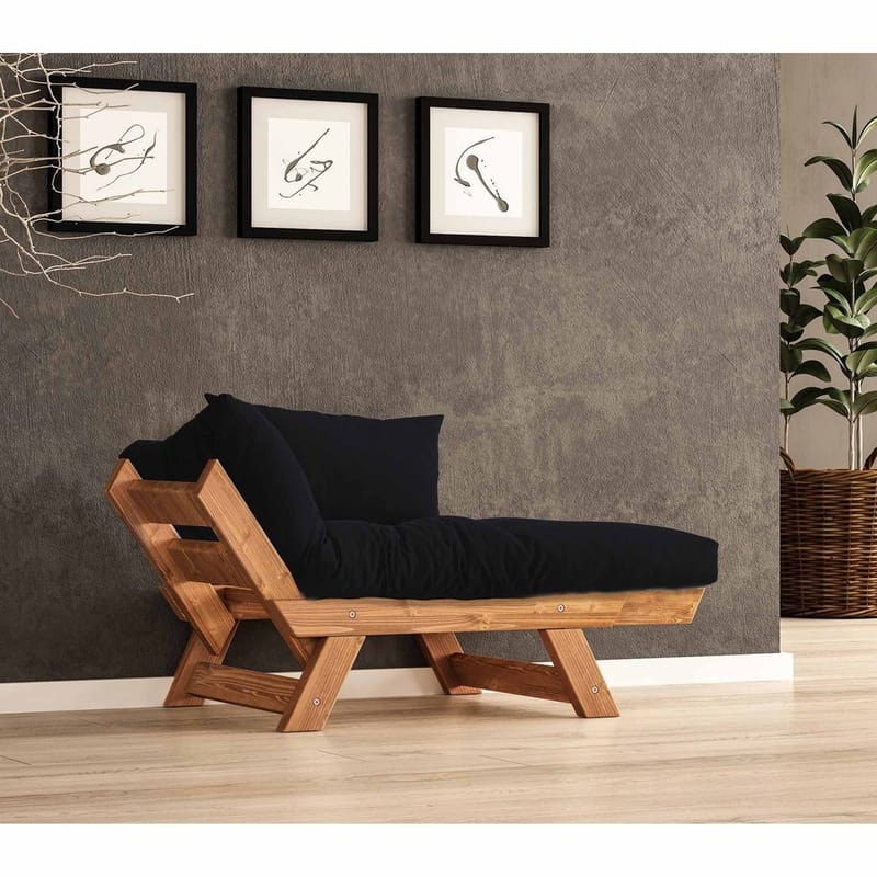 Zylar 2-sits Bäddsoffa - Svart - Möbler - Vardagsrum - Bäddsoffor - 2-sits bäddsoffa