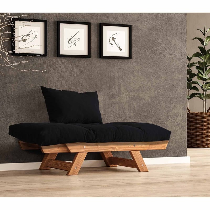 Zylar 2-sits Bäddsoffa - Svart - Möbler - Vardagsrum - Bäddsoffor - 2-sits bäddsoffa