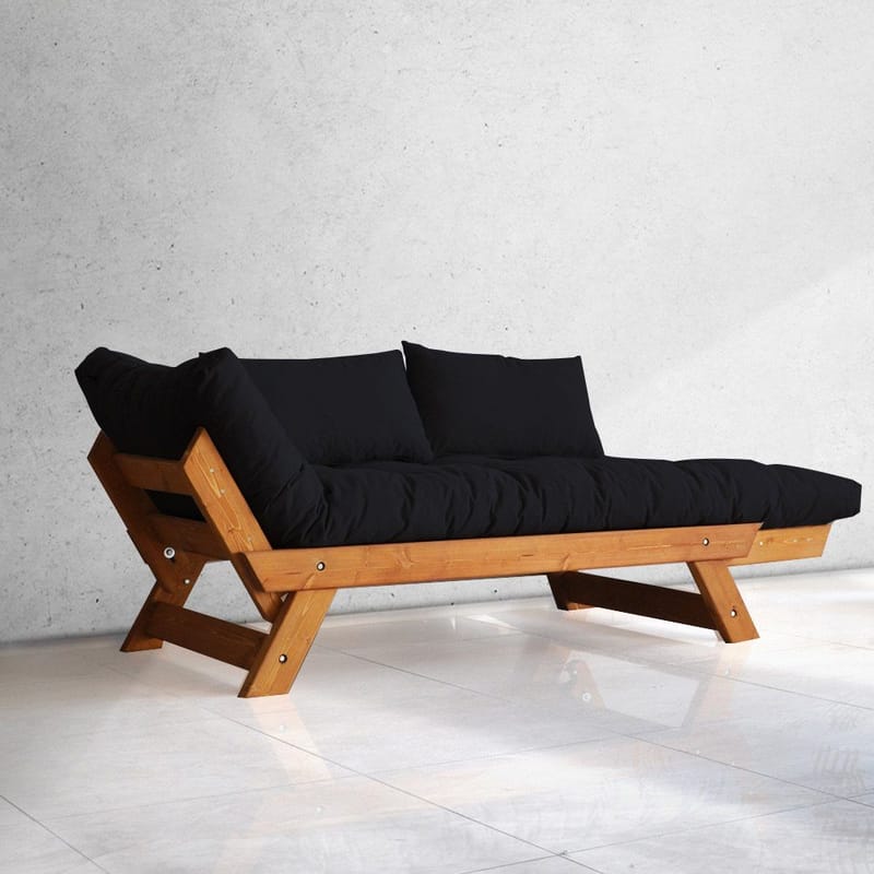 Zylar 2-sits Bäddsoffa - Svart - Möbler - Vardagsrum - Bäddsoffor - 2-sits bäddsoffa