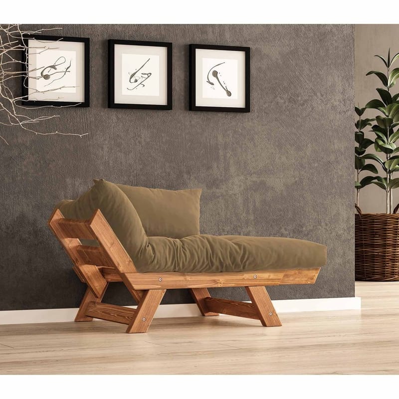 Zylar 2-sits Bäddsoffa - Taupe - Möbler - Vardagsrum - Bäddsoffor - 2-sits bäddsoffa