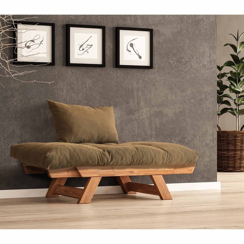 Zylar 2-sits Bäddsoffa - Taupe - Möbler - Vardagsrum - Bäddsoffor - 2-sits bäddsoffa