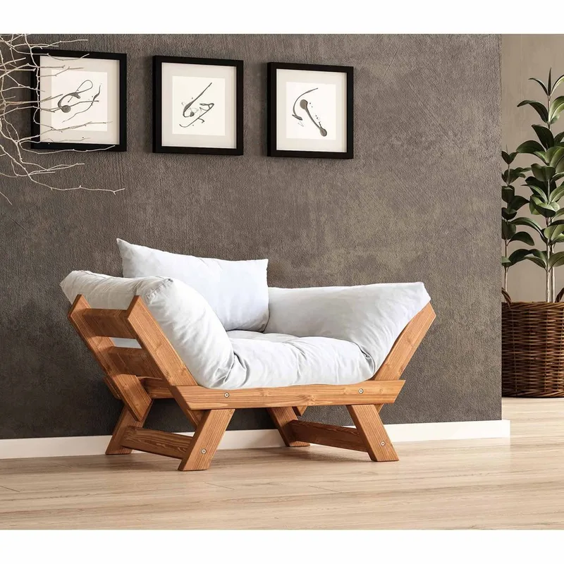 Zylar 2-sits Bäddsoffa - Vit - Möbler - Vardagsrum - Bäddsoffor - 2-sits bäddsoffa