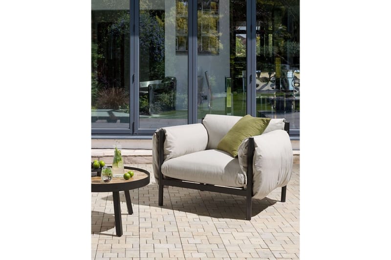 Abbotsford Utefåtölj - Svart/Grå - Utemöbler - Utestolar & fåtöljer - Utefåtöljer & loungefåtöljer