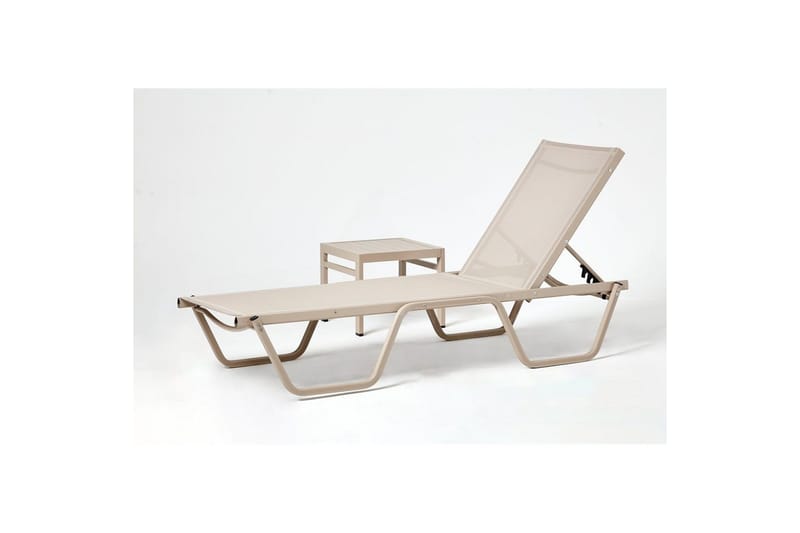 Azoula Solstol 2-pack - Beige - Utemöbler - Utestolar & fåtöljer - Solstol