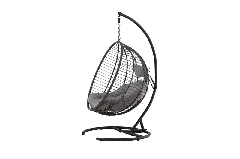Bacolod Hängstol Utomhus 134x124 cm - Svart - Utemöbler - Utestolar & fåtöljer - Hängstol