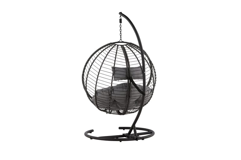 Bacolod Hängstol Utomhus 134x124 cm - Svart - Utemöbler - Utestolar & fåtöljer - Hängstol