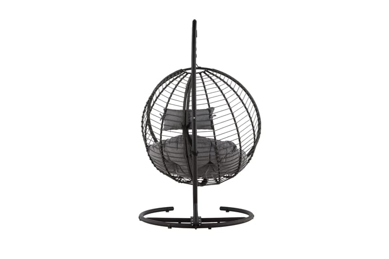 Bacolod Hängstol Utomhus 134x124 cm - Svart - Utemöbler - Utestolar & fåtöljer - Hängstol