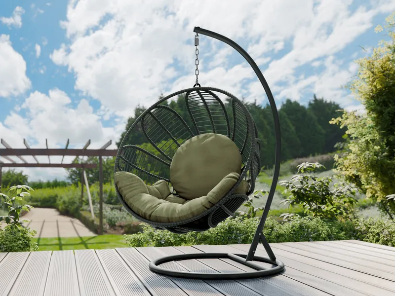 Bravion Hängstol utomhus - grön - Utemöbler - Utestolar & fåtöljer - Hängstol