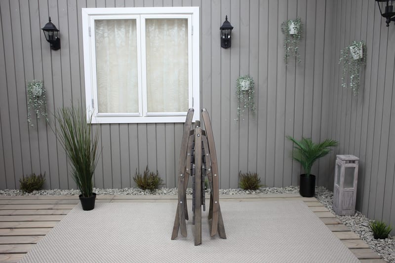 Edilma Klappstol Utomhus - Grå - Utemöbler - Utestolar & fåtöljer - Cafestolar