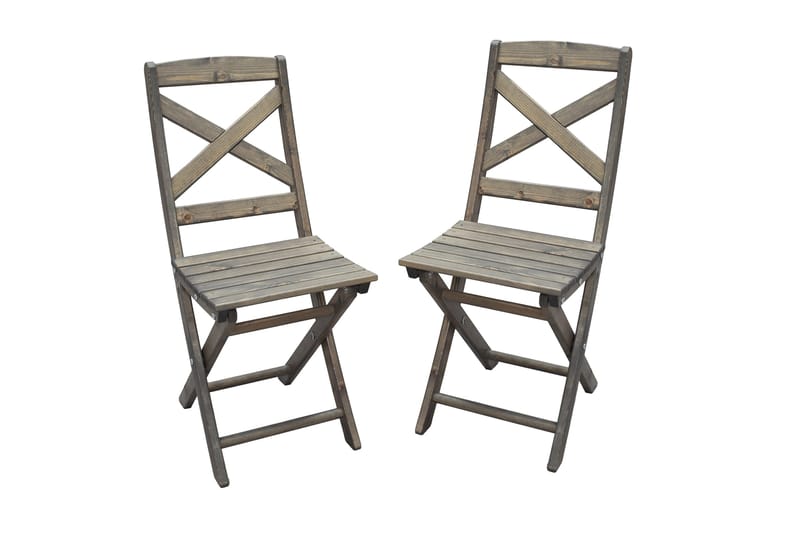 Edilma Klappstol Utomhus - Grå - Utemöbler - Utestolar & fåtöljer - Cafestolar