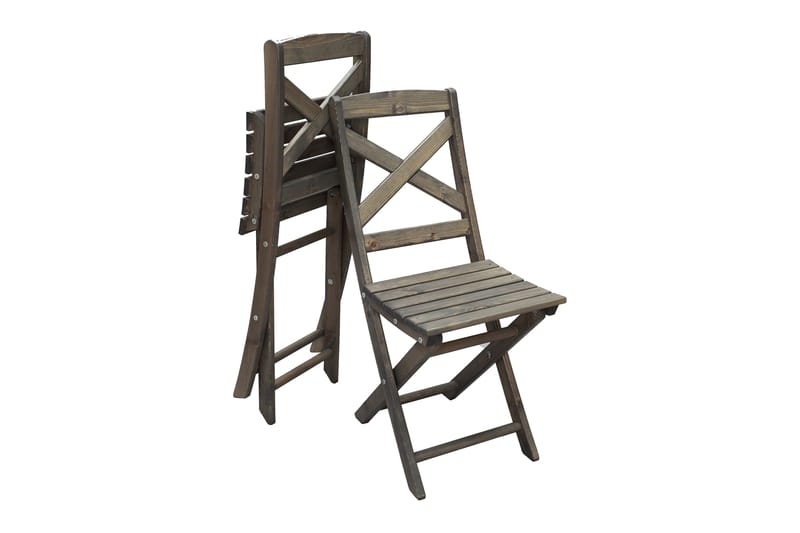 Edilma Klappstol Utomhus - Grå - Utemöbler - Utestolar & fåtöljer - Cafestolar