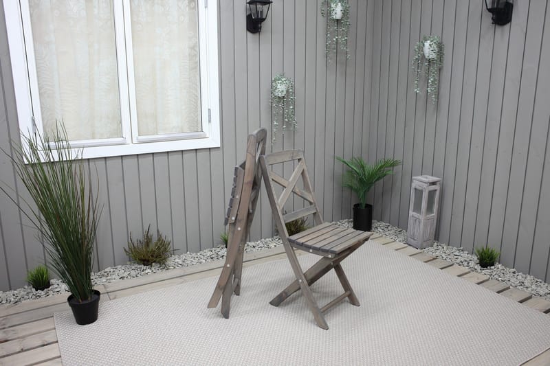 Edilma Klappstol Utomhus - Grå - Utemöbler - Utestolar & fåtöljer - Cafestolar