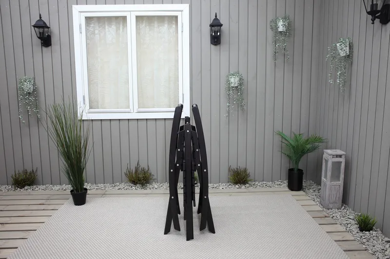 Edilma Klappstol Utomhus - Mörkbrun - Utemöbler - Utestolar & fåtöljer - Cafestolar