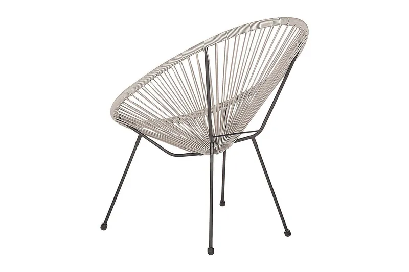 Cayaco Utefåtölj - Grå/Svart - Utemöbler - Utestolar & fåtöljer - Utefåtöljer & loungefåtöljer