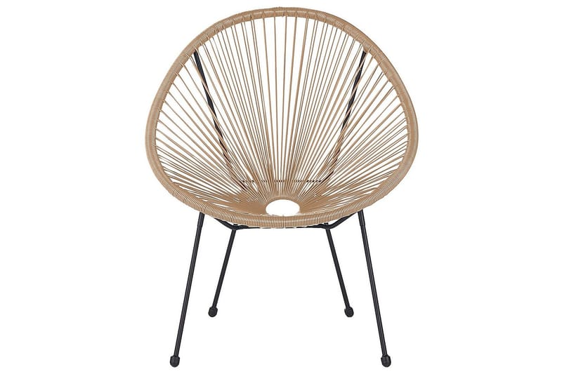 Cayaco Utefåtölj - Natural/Beige/Svart - Utemöbler - Utestolar & fåtöljer - Utefåtöljer & loungefåtöljer