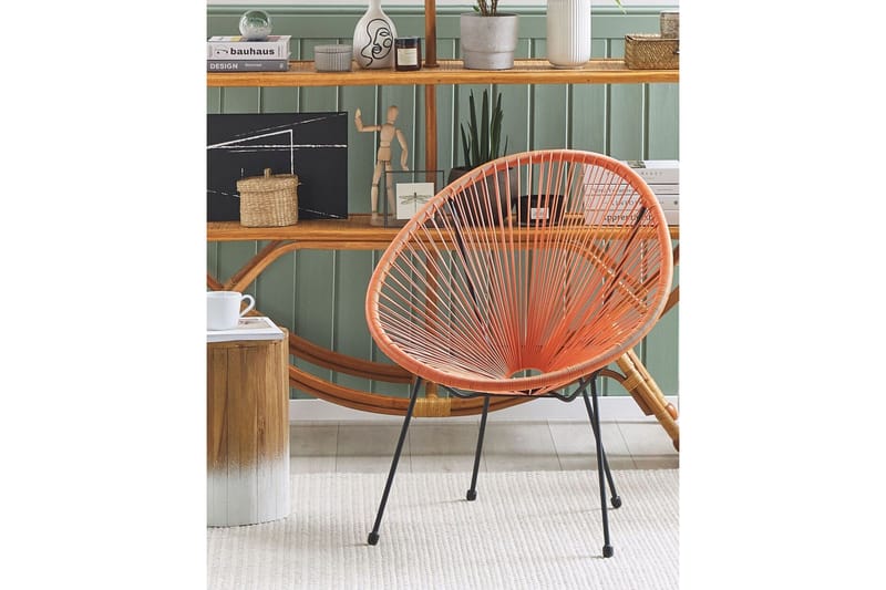 Cayaco Utefåtölj - Orange/Svart - Utemöbler - Utestolar & fåtöljer - Utefåtöljer & loungefåtöljer