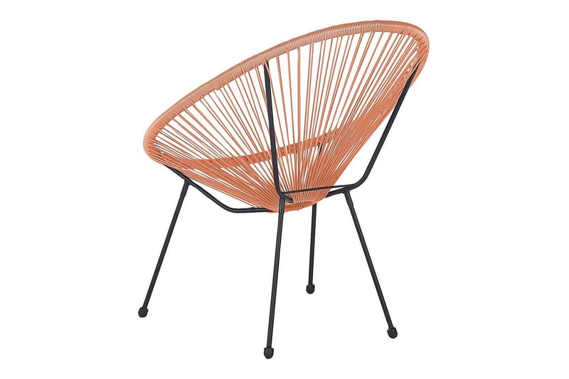 Cayaco Utefåtölj - Orange/Svart - Utemöbler - Utestolar & fåtöljer - Utefåtöljer & loungefåtöljer