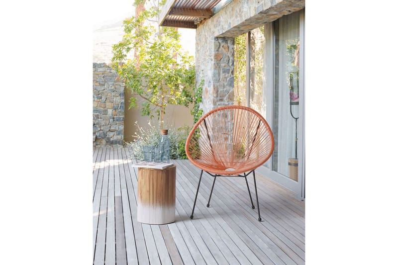 Cayaco Utefåtölj - Orange/Svart - Utemöbler - Utestolar & fåtöljer - Utefåtöljer & loungefåtöljer