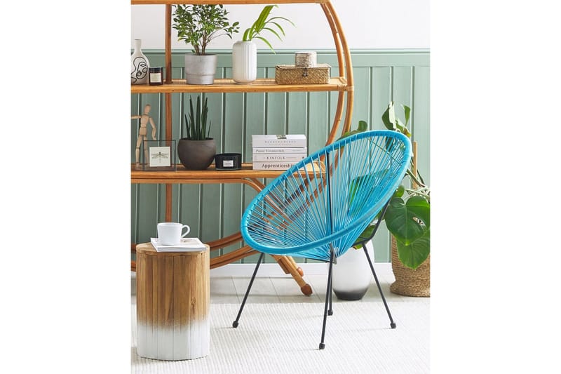 Cayaco Utefåtölj - Svart/Blå - Utemöbler - Utestolar & fåtöljer - Utefåtöljer & loungefåtöljer