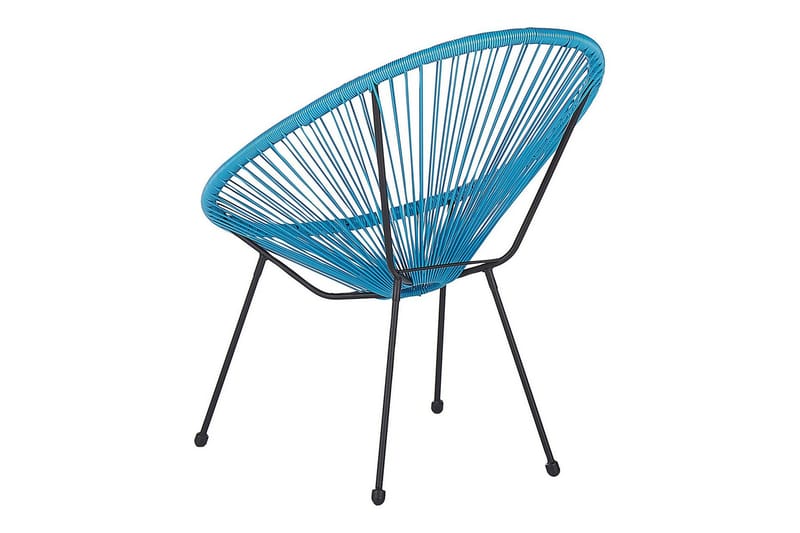 Cayaco Utefåtölj - Svart/Blå - Utemöbler - Utestolar & fåtöljer - Utefåtöljer & loungefåtöljer