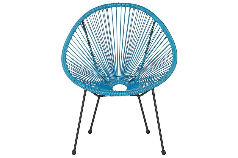 Cayaco Utefåtölj - Svart/Blå - Utemöbler - Utestolar & fåtöljer - Utefåtöljer & loungefåtöljer