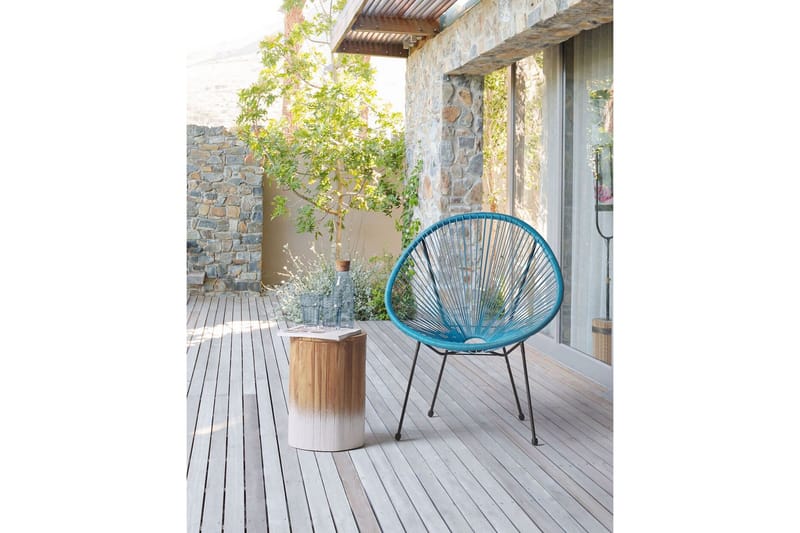 Cayaco Utefåtölj - Svart/Blå - Utemöbler - Utestolar & fåtöljer - Utefåtöljer & loungefåtöljer