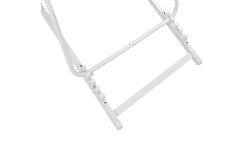 Däckstol hopfällbar Locri II - Grå, vit - Utemöbler - Utestolar & fåtöljer - Solstol