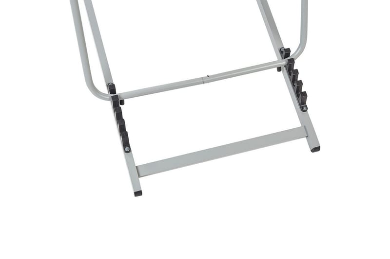 Däckstol hopfällbar Locri II - Vit, Grå - Utemöbler - Utestolar & fåtöljer - Solstol