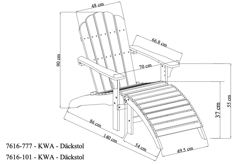 Däckstol utomhus - Mörkgrön - Utemöbler - Utestolar & fåtöljer - Solstol