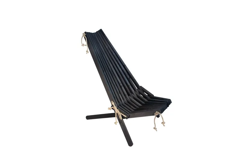 Ecochair EcoFurn Al Svart Oljad - Al Svart Oljad - Utemöbler - Utestolar & fåtöljer - Utefåtöljer & loungefåtöljer