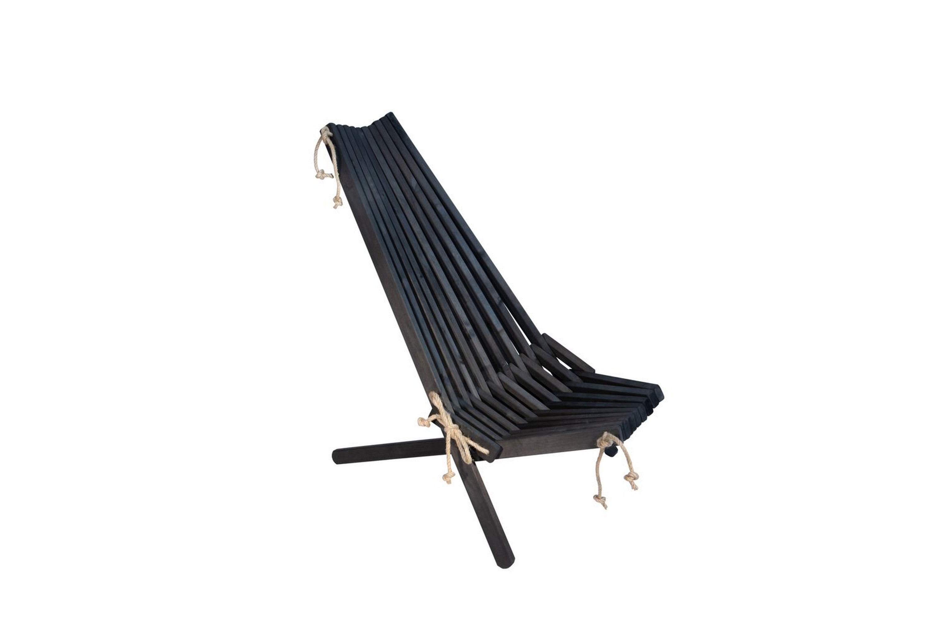 ecochair ecofurn al svart oljad - al svart oljad